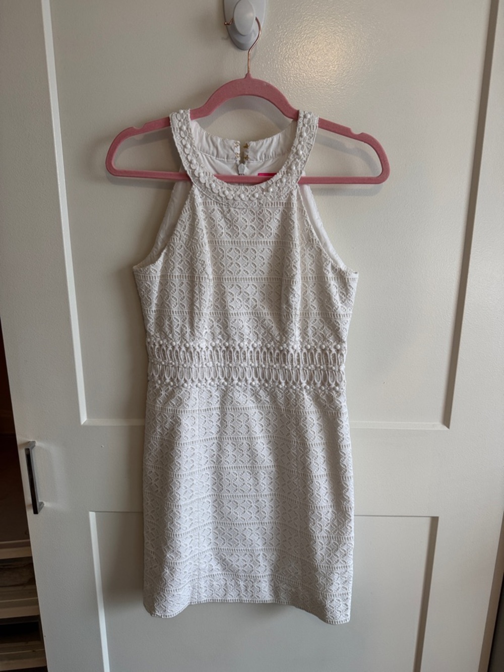 Lilly Pulitzer Ashlyn White Halter Shift Dress